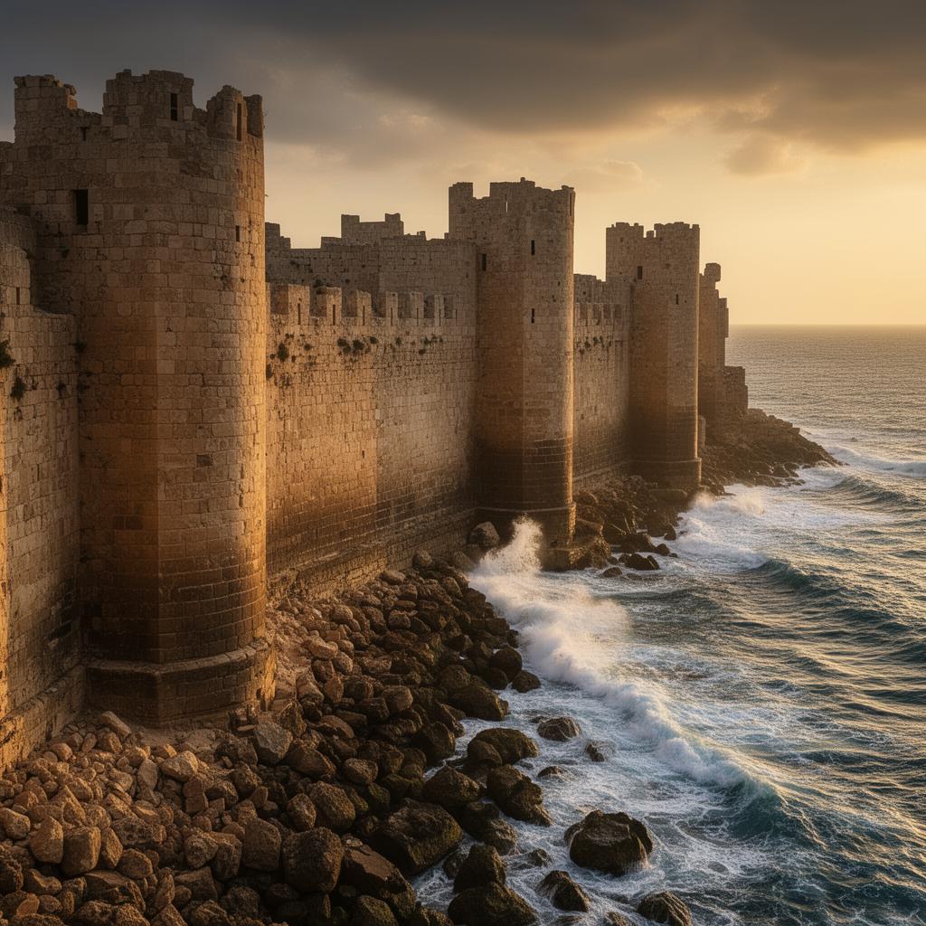 Château Pèlerin, la fortezza templare in Terra Santa
