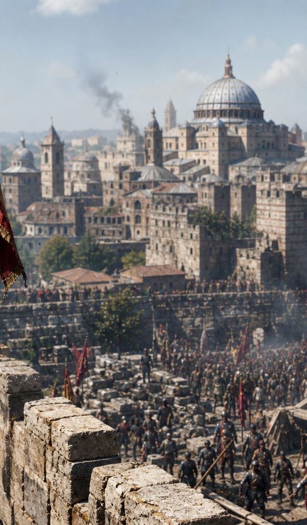 Der letzte Atemzug des Byzantinischen Reiches: Der Fall Konstantinopels