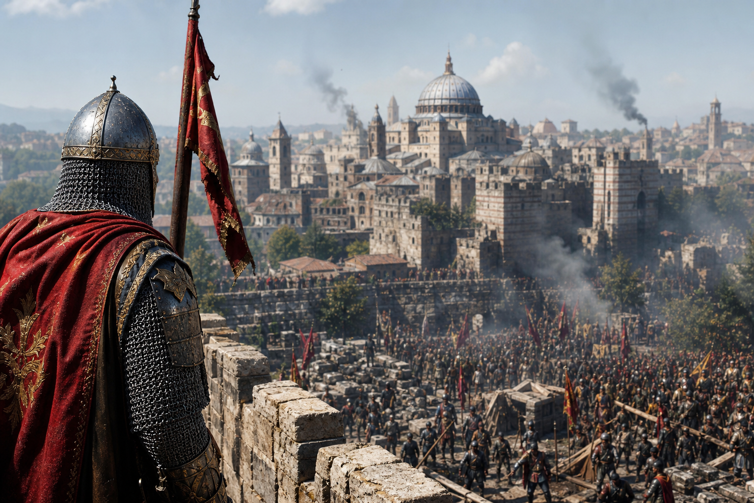 Der letzte Atemzug des Byzantinischen Reiches: Der Fall Konstantinopels - History Unlocked