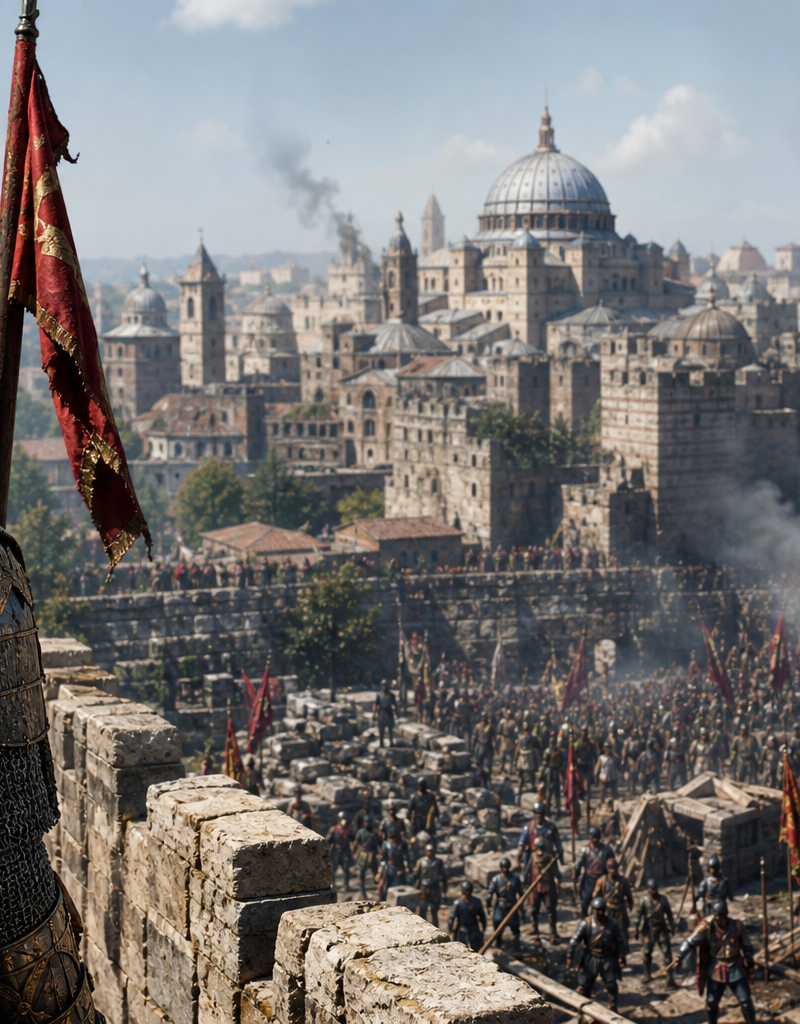 Der letzte Atemzug des Byzantinischen Reiches: Der Fall Konstantinopels
