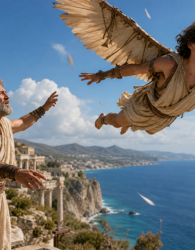 Daedalus and Icarus: The Tragic Flight of Genius and Hubris