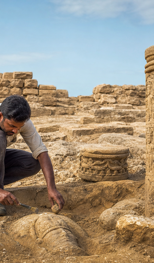 La Ciudad Sumergida de Dwarka: Entre Mito, Mar y Arqueología
