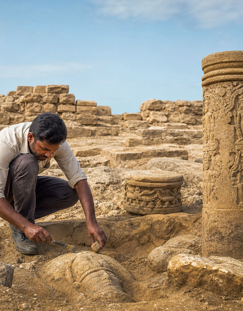 La Ciudad Sumergida de Dwarka: Entre Mito, Mar y Arqueología