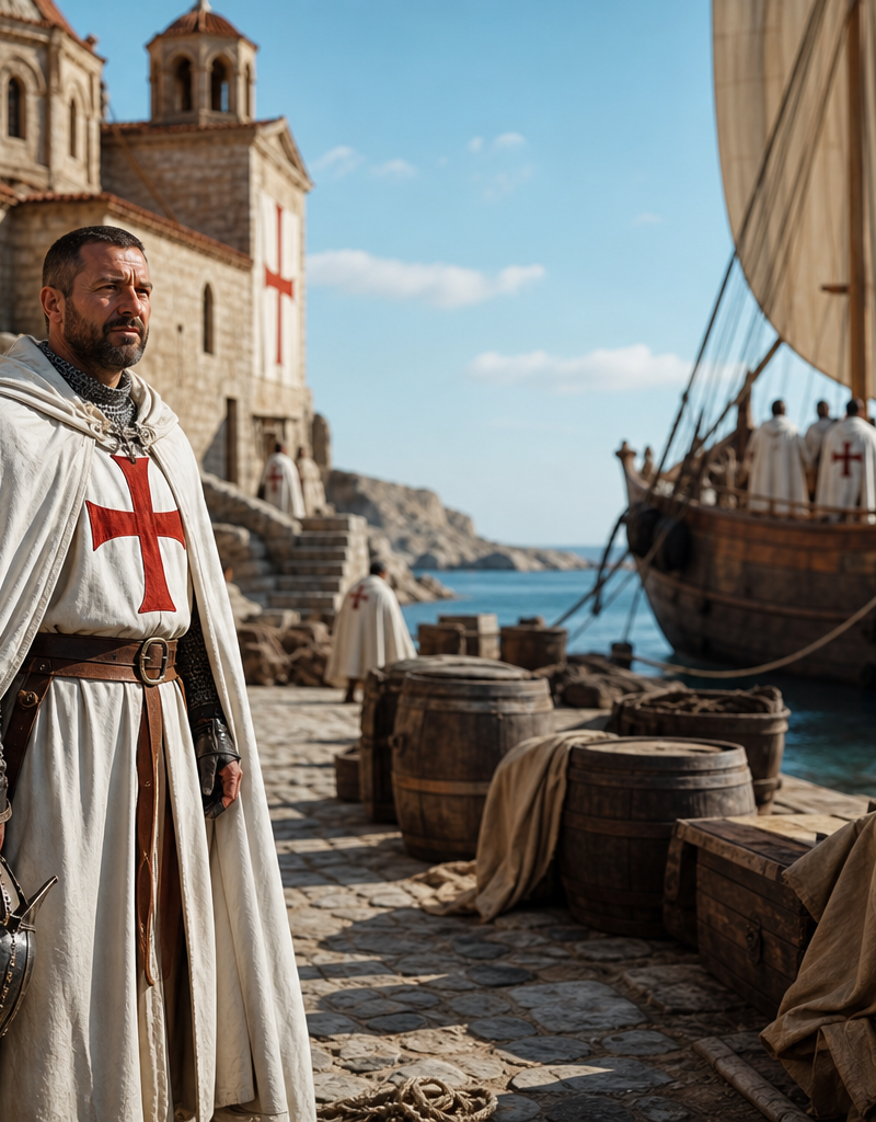 Templariusze i Ich Tajemnicze Szlaki Handlowe: Imperium Niewidzialnej Sieci