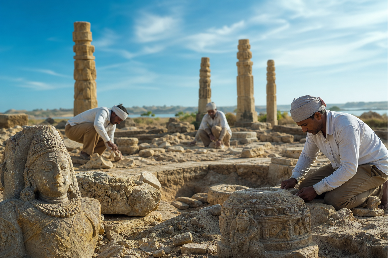 Dwarka Sommersa: Il Mito Diventa Realtà nelle Profondità Marine - History Unlocked