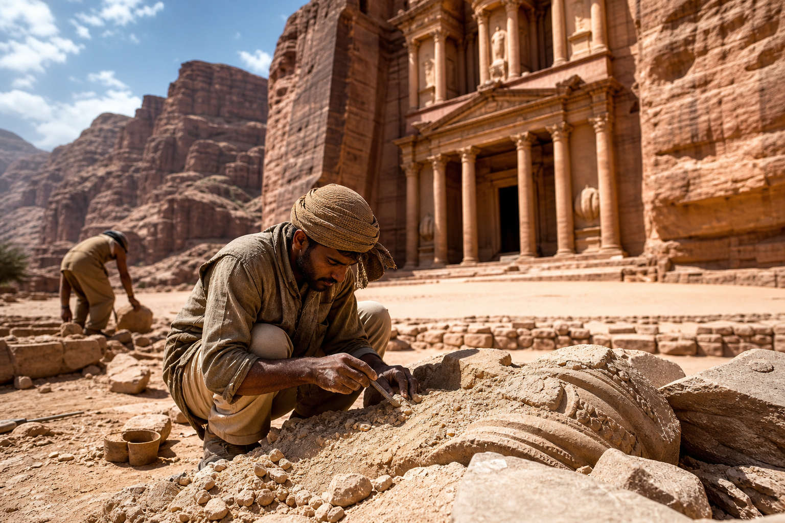 Petra: Die geheimnisvolle Stadt im Fels — Nabatäens Meisterwerk - History Unlocked