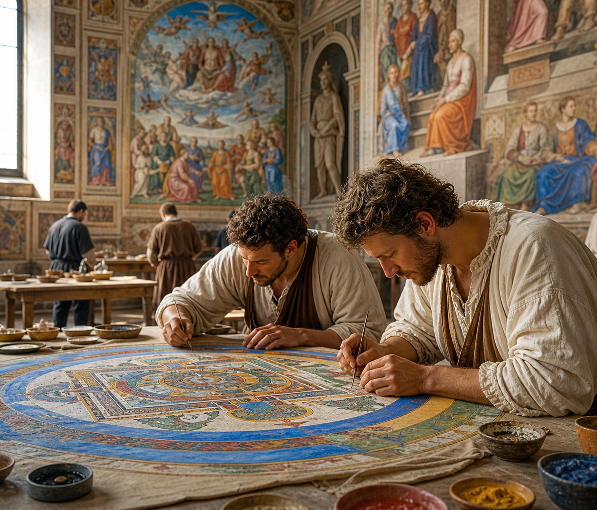 Die Geheimnisse tibetischer Mandalas: Kunst, Ritual und Vergänglichkeit