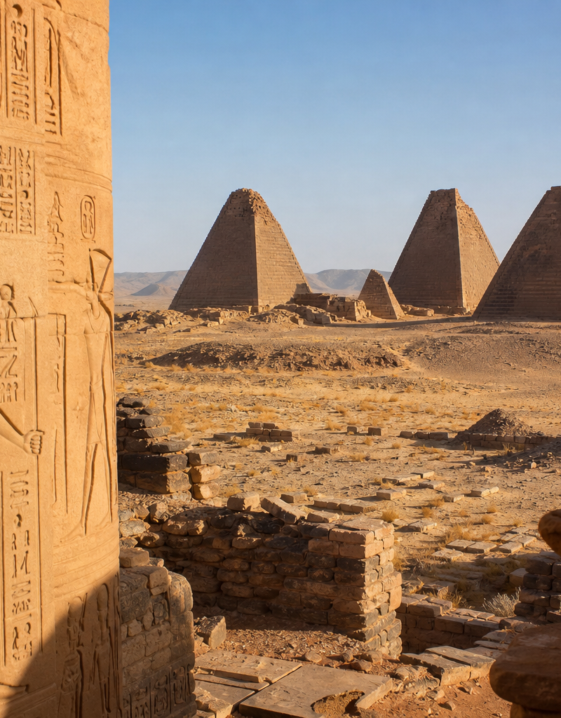 Les pyramides nubiennes: mystères et royaumes du Soudan antique