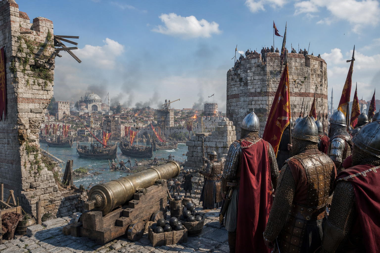 La chute de Constantinople: mystère, artillerie et la fin d'un empire - History Unlocked
