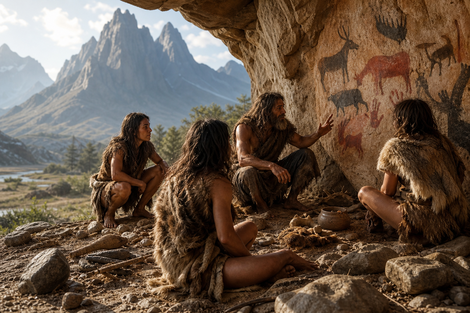 Il Codice Segreto dei Primi Uomini: Come Nacque il Linguaggio? - History Unlocked