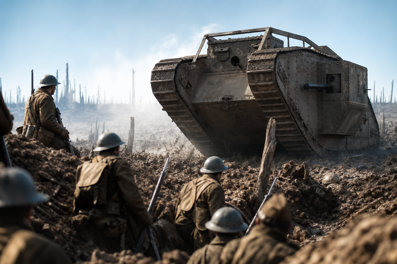 Tanques en la Gran Guerra: el nacimiento del arma blindada - History Unlocked