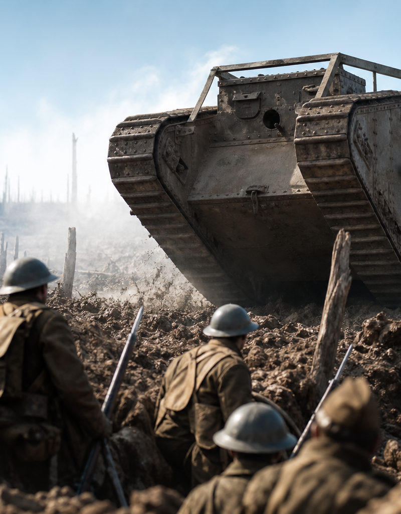 Tanques en la Gran Guerra: el nacimiento del arma blindada